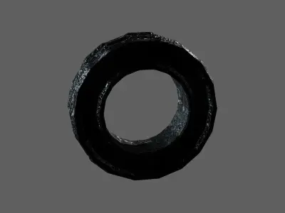 Wheel tire 3D model