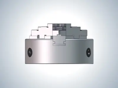 Lathe Chuck 3D model