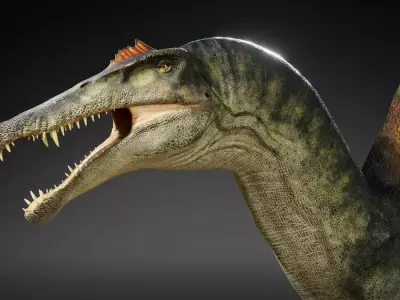 Spinosaurus Rig Free 3D model