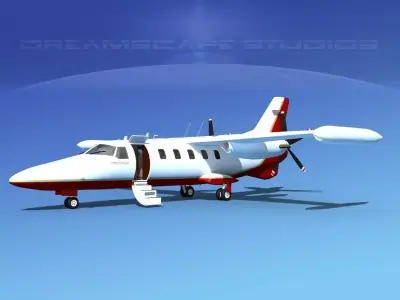 Dreamscape AF-46 Turbo Star Executive V03 3D model