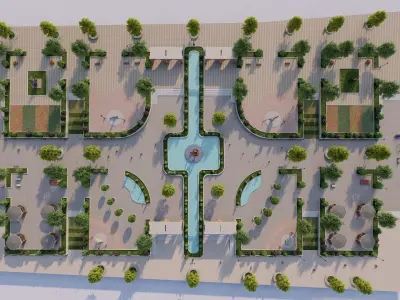 Master park-Regional park project-Private Park Landscape 3D model