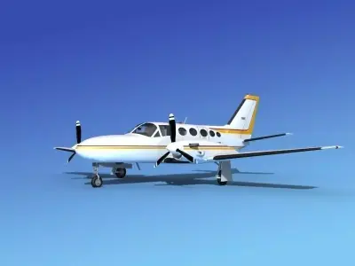 Cessna 425 Conquest I V14 3D model
