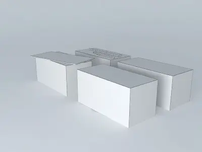 weapon boxes Free 3D model