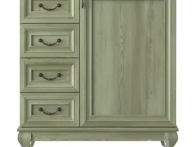 Chest of Drawers Free 3D model buy