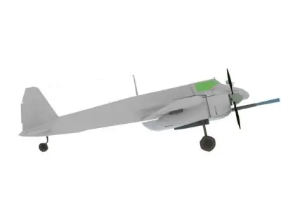 HENSCHEL AIRCRAFT 3D model