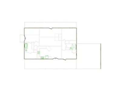 Detailed Exterior Sketch by Interior - 2501-3000 SF - Xactimate 3D model