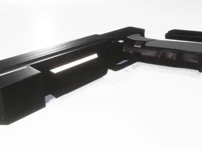 GUN Sci-Fi  Low-poly 3D model Low-poly 3D model