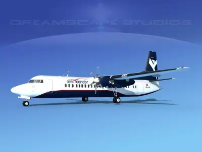 Fokker F-60 Aero Condor 3D model