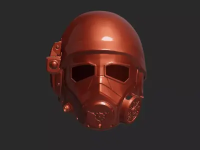 Helmet NCR Fallout Veteran 3D print model