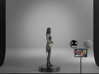 Mantis Low-poly 3D model