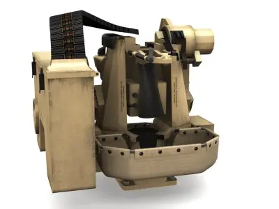 Crows Kongsberg Low-poly 3D model