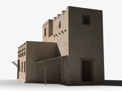 Arab x15 Low-poly 3D model