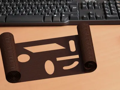 Vinyl sheet Free 3D model