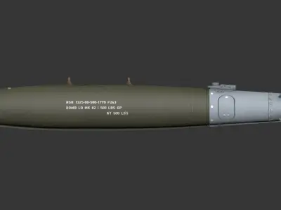 GBU-38 JDAM 3D model