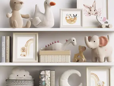 Kids Room Decor 107 3D model