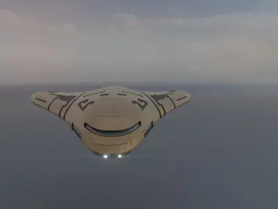 Explorer Spaceship 3D model