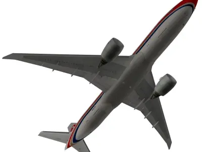 Boeing 777-200F China Cargo Airlines 3D model