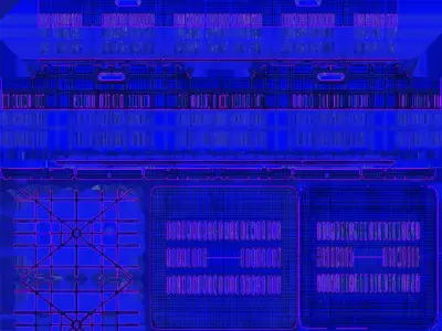 Plastic Crate T1 Low-poly 3D model