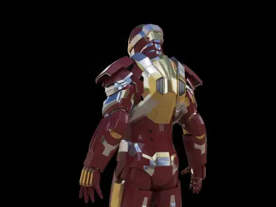 Iron Man Mark 17 HeartBreaker 3D model