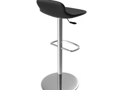 Leo Swivel Stool With Adjustable Base Free 3D model