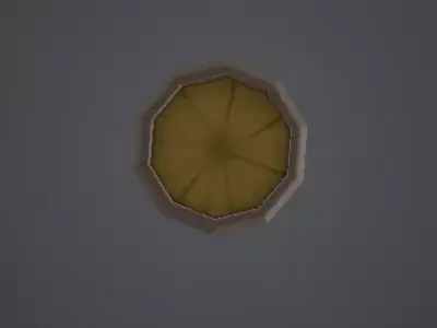 Low Poly Shotgun Shell Cartridge Low-poly 3D model