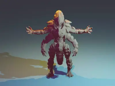 Genemorph alien creature Free 3D print model