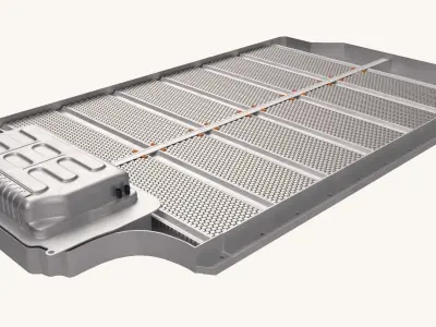 Tesla Model S Battery Pack 3D model