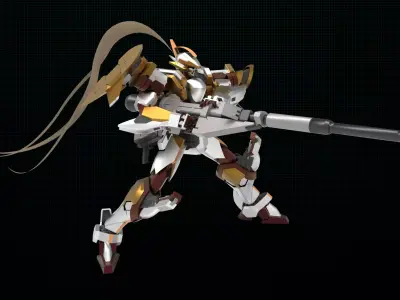 Gundam III 3d printed 3D print model