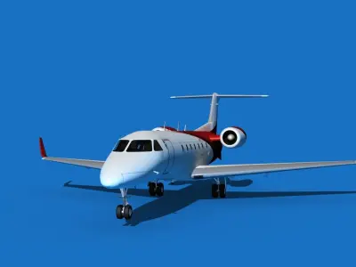 Embraer Legacy 500 V04 3D model