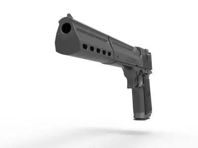 Pistol Desert Eagle from the movie Boondock Saints 2 2009 3D model