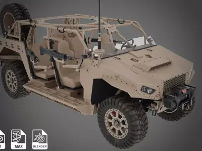 Polaris Dagor A1  Low-poly 3D model