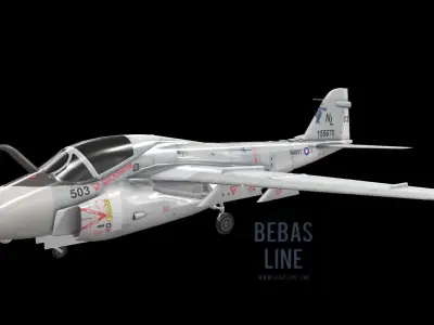 Lowpoly A6 Intruder Low-poly 3D model