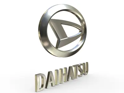 daihatsu logo 3D model