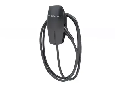 TESLA Wall Connector01 3D model