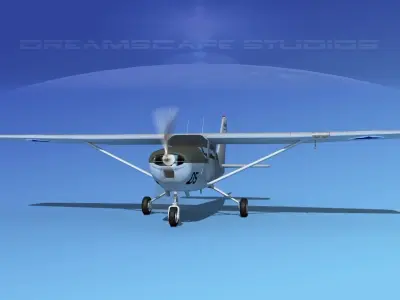 Cessna T-41 Mescalero Israeli AF 3D model