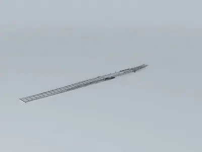 Riga Zemitanu bridge Čaka and Ieriķu street Free 3D model