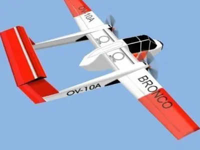 plane2 toy airplane flying 3D model