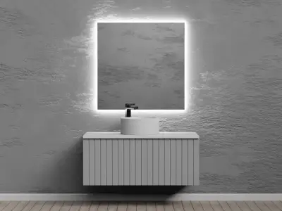 Modern Bathroom Furniture made in blender Free 3D model