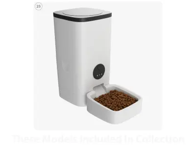 Pet and domestic animal related items 3D model