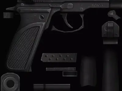 texture weapons Free 3D model