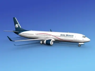 Boeing 737-900ER Aero Mexico 3D model