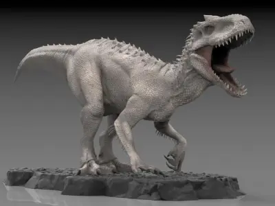 Indominus Rex 3D Irex Dinosaur 3D model