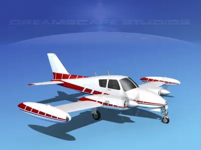 Cessna 310 V09 3D model