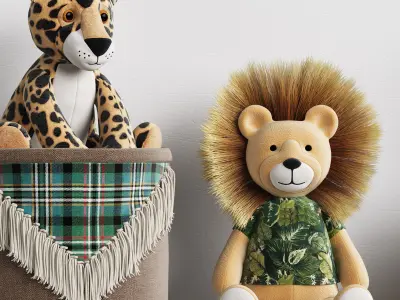 Kids Room Decor 09 3D model