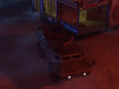 M117 Guardian Armored Security Vehicle Low-poly 3D model