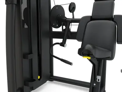 Technogym - Selectorised - Arm Curl 3D Model 3D model