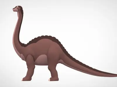 Bron Longneck 3D model