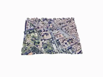 Piazza di Spagna Low-poly 3D model