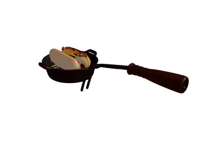Outdoor Camping Hot Dog Grill 3D model