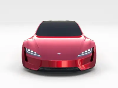 Tesla Pack Semi Roadster Model S X 3 3D model